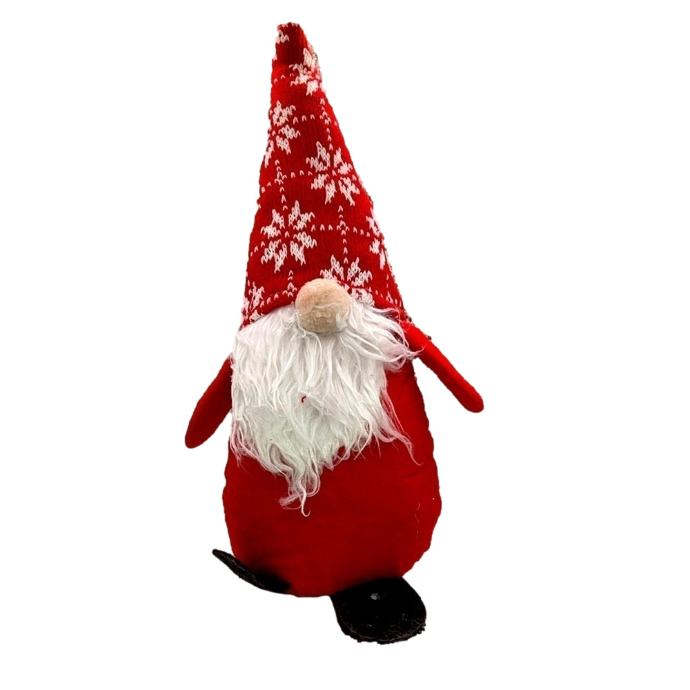 red and white christmas gnome decoration